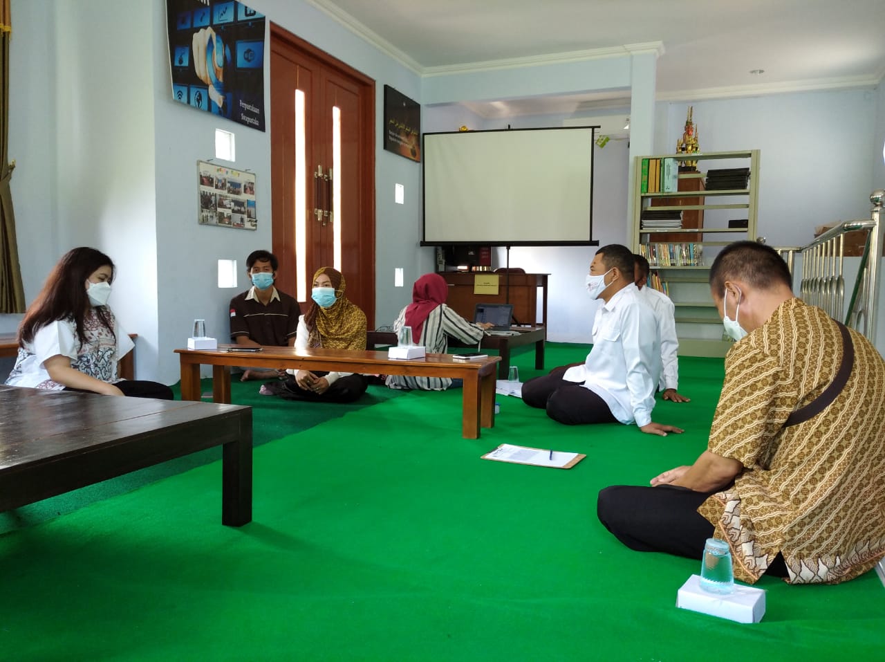 Perpustakaan Swa Pustaka Hargorejo Mendapat Kunjungan dari Perpustakaan Nasional RI dan DPK KP